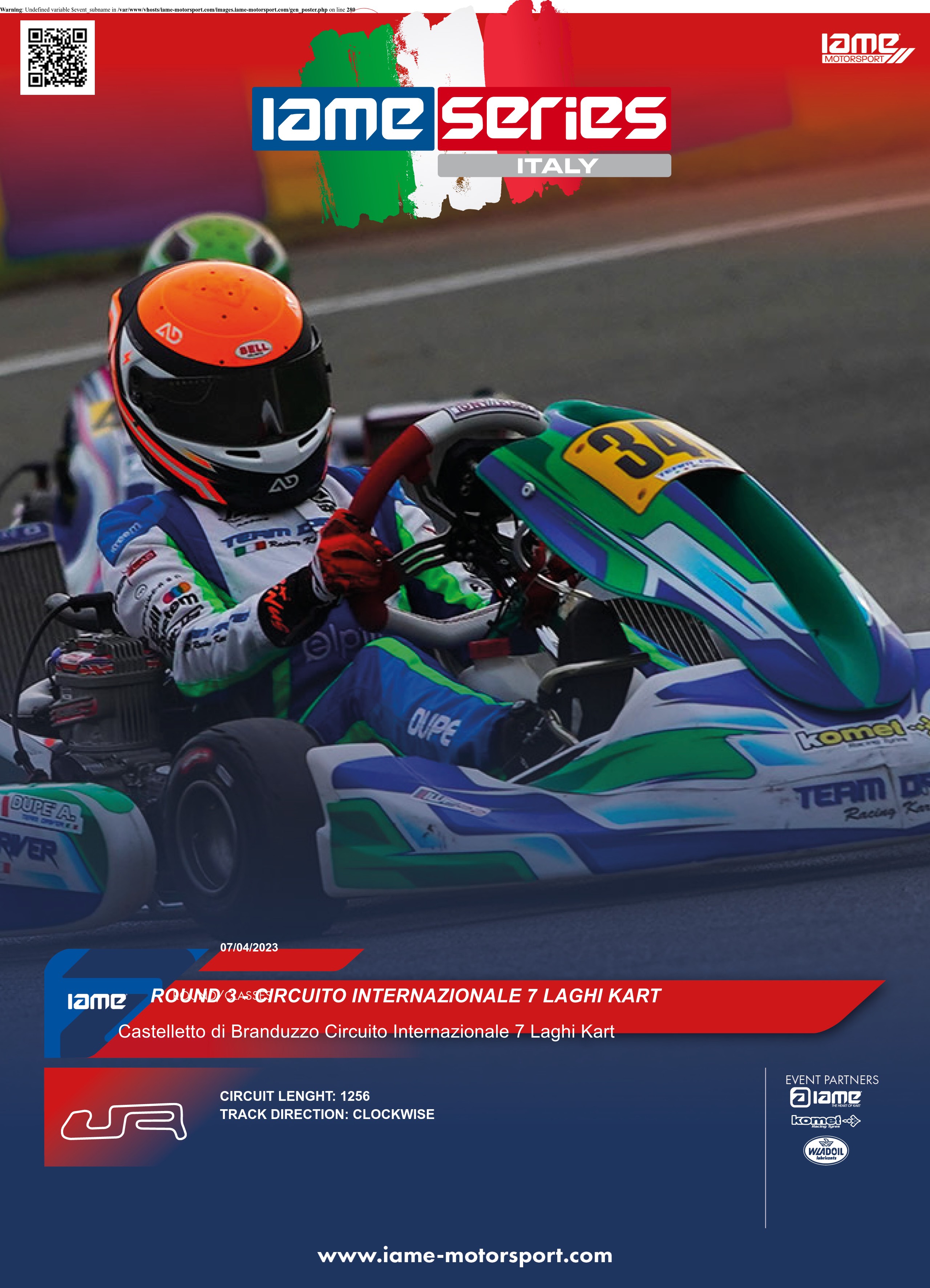 IAME SERIES ITALY R3 7.8 APRILE 2023